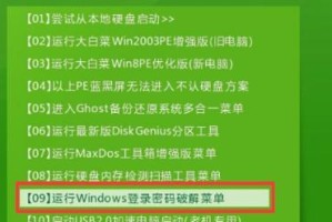 如何使用大白菜修改电脑密码（简单教程帮助您轻松修改电脑密码）