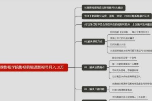 剪辑电影片段教程（掌握剪辑技巧，打造个人专业电影）